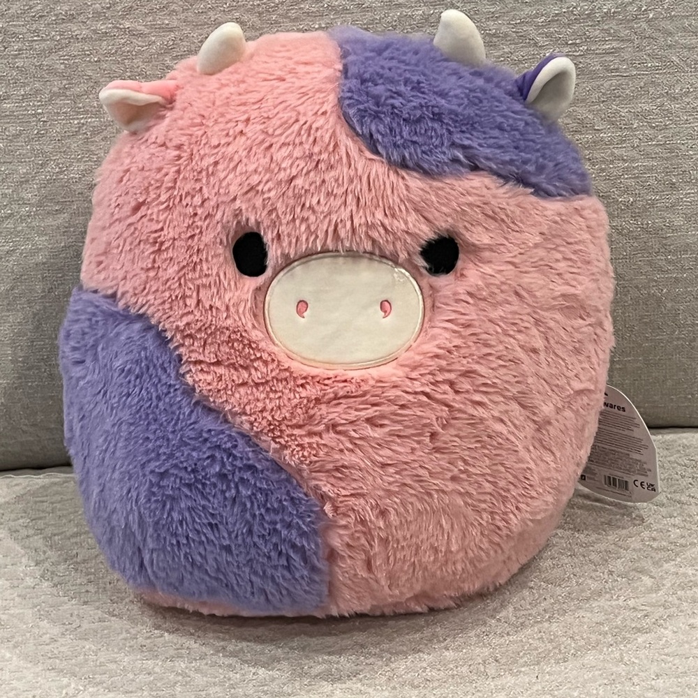 NWT Patty the Cow original Squishmallow Fuzz-a-mallow Fuzzy